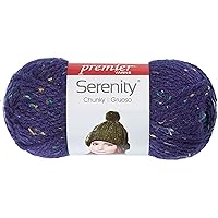 Deborah Norville Collection Serenity Chunky Tweed Yarn-Eclipse