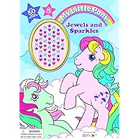 My Little Pony 48-Page Coloring and Activity Book with 50 Jewel Stickers, 45774 Bendon