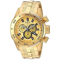 Invicta Men Bolt Quartz Watch, Gold, 29745