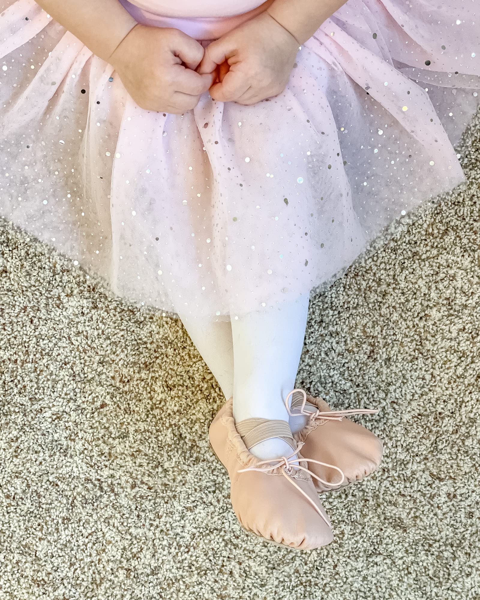 Stelle Ballet Shoes for Girls Toddler Genuine Leather Ballet Dance Slippers for Toddler/Little/Big Kids/Boys