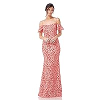 JS Collections Women's Melody Bow Mermaid Gown