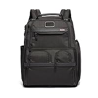 TUMI - Alpha Compact Laptop Brief Pack - For Commuters and Business Travelers - 15-Inch Computer Backpack for Men and Women - Black