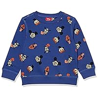 Amazon Essentials Disney | Marvel | Star Wars Boys and Toddlers' Fleece Pullover Crew Sweatshirt
