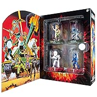 Domez G.I. Joe Series 1 Collector’s Box Set - Includes Duke, Snake Eyes, Cobra Commander & Storm Shadow - Authentic & Highly Detailed Collectible Characters - Connect, Collect, Display