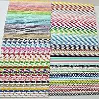 Free DHL Shipping Choose Your Colors 10000 Paper Straws Wholesale,Colored Red Blue Green Black Purple Yellow Pink Grey Gold Silver Paper Drinking Straws Bulk