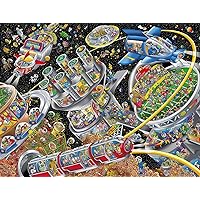 Springbok's 500 Piece Jigsaw Puzzle Space Town - Made in USA