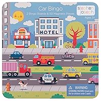 Stephen Joseph Car Bingo Around Town, Travel Bingo for Family Vacations
