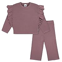 Gerber Baby Girls Toddler Sweater Knit Top and Cropped Pant Set