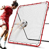 Soccer Rebound Net Rebounder | Skill Training Gifts, Aids & Equipment for Kids Teens & All Ages - Kick-Back/Perfect Storage