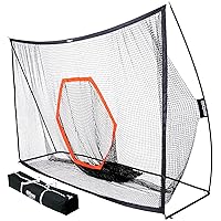Golf Practice Hitting Net - Choose Between Huge 10 ft x 7 ft or 7 ft x 7 ft Nets - Personal Driving Range for Indoor or Outdoor Use - Designed by Golfers for Golfers