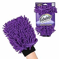 Fabuloso Microfiber Cleaning Mitt, Purple, One Size Fits All | Lint-Free, Scratch-Free Cleaning Glove for Surfaces and Furniture | Microfiber Dustless Hand Cloth for Bold & Bright Cleaning Experience