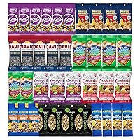 40-Pack Ultimate Nuts mix snack packs - Nuts individual packs Include Almonds, Cashews, Pistachios, Peanuts and Trail Mix - Healthy snacks variety pack for adults - High Protein Snacks Gifts
