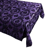 Decorative Damask Polyester Taffeta Tablecloth/Events/Wedding/Party Decor/Floral Table Decor (58