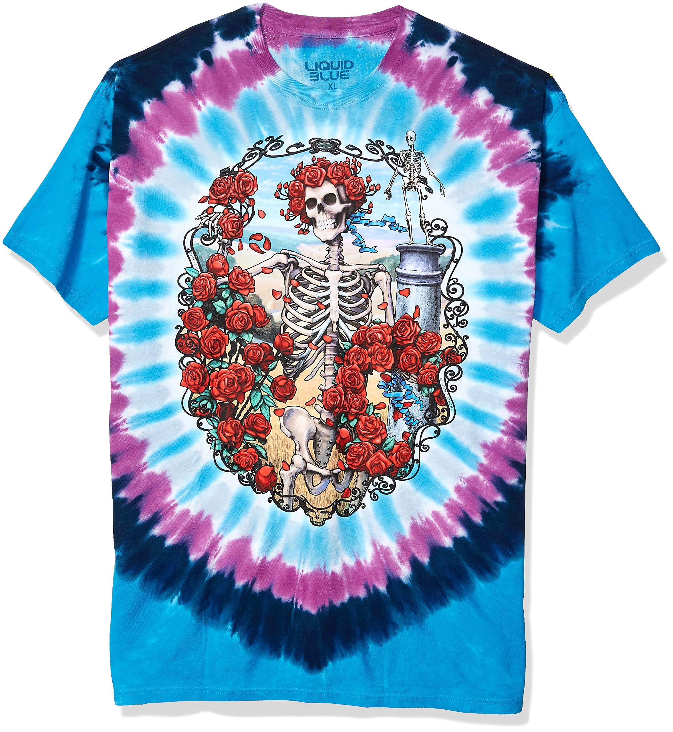 Liquid Blue Men's Grateful Dead 30th Anniversary Short-Sleeve T-Shirt