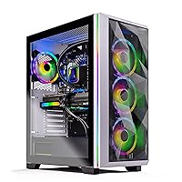 Skytech Gaming PC Desktop – Intel Core i7 12700F 2.1 GHz, Intel Arc A770, 1TB NVME Gen4 SSD, 16GB DDR4 RAM 3200, 650W Gold PSU, 240mm AIO, 11AC Wi-Fi, Windows 11 Home 64-bit,White