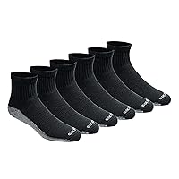 Men's Dri-tech Moisture Control Quarter Socks (6, 12, 18 Pairs)