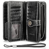 BOSTANTEN Leather Briefcase for Women bundle Womens Wallet