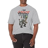Marvel Big & Tall Classic I Am Groot Venom Men's Tops Short Sleeve Tee Shirt