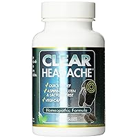 Clear Products Homeopathic Formula, Headache, 60 Count