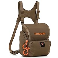 Binocular Harness Chest Pack with Rangefinder Pouch Bino Case for Hunting Hiking Shooting