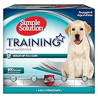 Training Puppy Pads - 6 Layer Dog Pee Pads, Absorbs Up to 6 Cups of Liquid - 23x24in - 100 Count