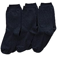 Jefferies Socks Boy's School Uniform Cotton Crew 3 Pair Pack