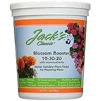 Jack's Classic Blossom Booster 10-30-20 Water Soluble Plant Food for Flowering Plants, 1.5lb