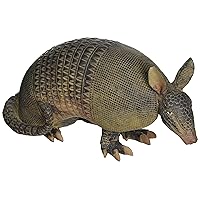 Design Toscano QM2466400 Tank The Armadillo Name: Indoor/Outdoor Garden Animal Statue, 14 Inches Wide, 6 Inches Deep, 6 Inches High, Multicolored