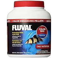 Fluval Color Enhancing Pellets Fish Food, 5.29-Ounce, 150gm