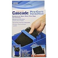 Penn-Plax Cascade Pro-C Aquarium Canister Filter Media Bags – 8 Oz – 2-Pack