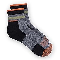 Pistil Men's Ryder Quarter Sock, Grey, Medium
