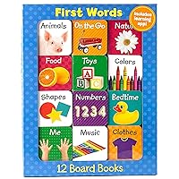 First Words (12 Board Book Set) (Early Learning)