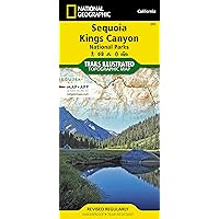 Sequoia and Kings Canyon National Parks Map (National Geographic Trails Illustrated Map, 205)