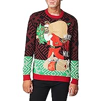 Blizzard Bay Men's Ugly Christmas Sweater Santa