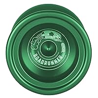 Duncan Toys Roadrunner Yo-Yo, Unresponsive Expert Level Yo-Yo, Concave Bearing and Aluminum Body, Green