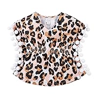 Mud Pie baby-girls Leopard Cover UpCOVER UP