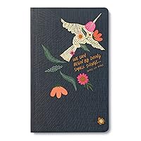 Softcover Journal - We can begin by doing small things. – A Write Now Journal with 128 Lined Pages, 5”W x 8”H