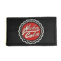 Fallout Nuka Cola Patch Fallout - Funny Tactical Military Morale Embroidered Patch Hook Fastener Backing Black Background