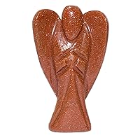 Angel - Red Sun Sitara Size - 2 inch Natural Healing Crystal Reiki Chakra Stone