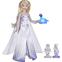 Disney Frozen 2 Talking Elsa and Friends, Elsa Doll with Over 20 Sounds and Phrases, Fashion Doll Accessories, Toy for Kids 3 and Up