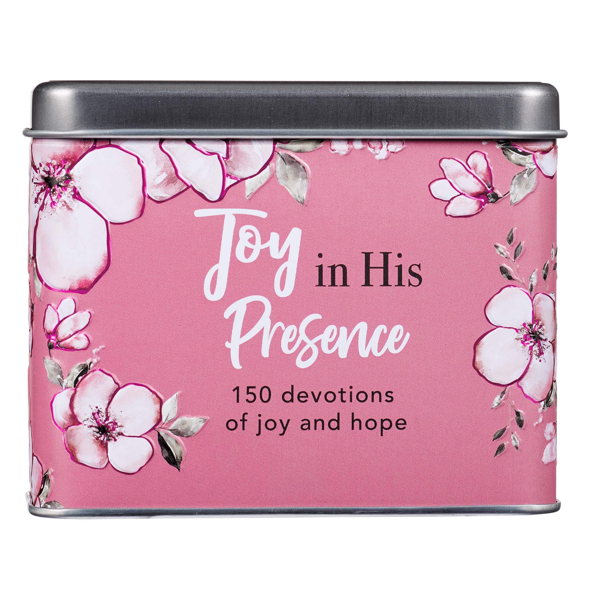 Christian Art Gifts Devotions For Women | Joy In His Presence – 150 Devotions of Joy and Hope | Daily Encouraging Cards for Women w/Bible Verses and Prayer