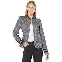 Tommy Hilfiger Women's Classic Tommy Open Front Band Jacket