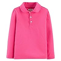 Girls' Little Long Sleeve Uniform Polo Shirt