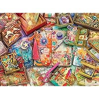 Buffalo Games - Silver Select - Aimee Stewart - The Junk Journaler's Desk - 1000 Piece Jigsaw Puzzle for Adults Challenging Puzzle Perfect for Game Nights - Finished Size 26.75 x 19.75