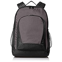 Augusta Sportswear Ripstop Backpack, One Size, Graphite/Black