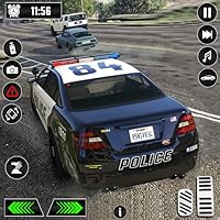 Police Car Driving Chase Gangster Crime Simulator: Police Racing Car Chase Urban City Mafia - Cop Car Racing Games for Kids