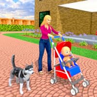 Virtual Mother Life Simulator - Mom Babysitter Happy Family Daycare Games 3D