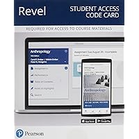 Anthropology -- Revel Access Code (What's New in Anthropology) Anthropology -- Revel Access Code (What's New in Anthropology) Printed Access Code