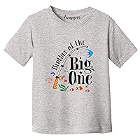 Brother of The Big One Shirt Fishing Family Birthday Party Toddler Boy T-Shirt