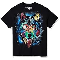 Liquid Blue Men's Cosmic Wolf T-Shirt